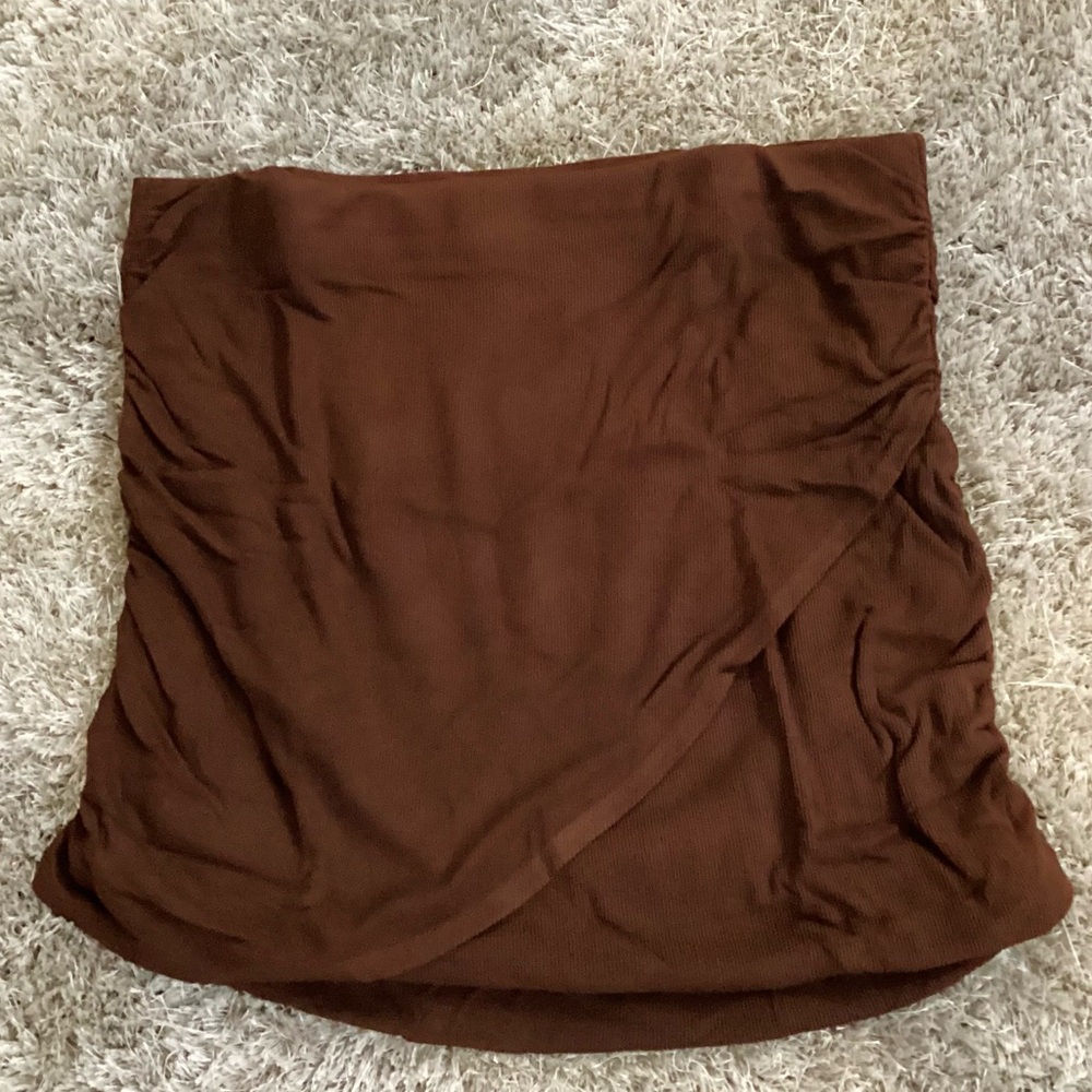 Simply Sweet Women's Ribbed Skirt/Cocoa 🍫
